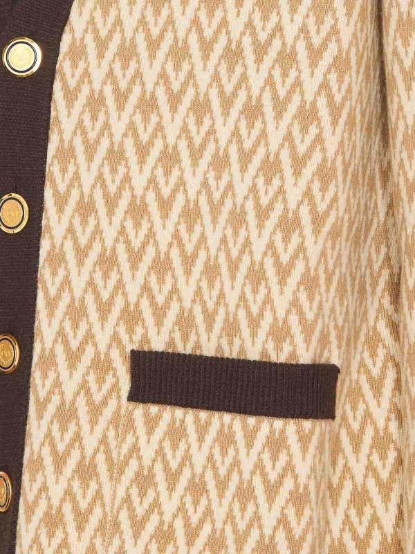 The Best Shops VALENTINO GARAVANI: cardigan - Toute La V Motif Cardigan