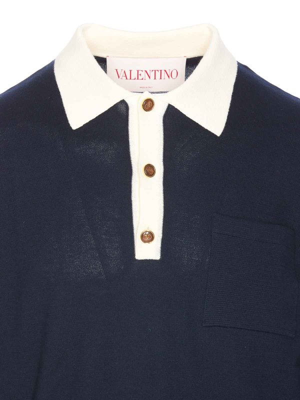 Long Sleeves Polo shop online: VALENTINO GARAVANI