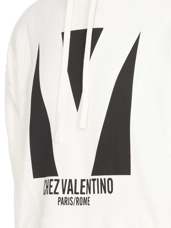 The Best Shops VALENTINO GARAVANI: Sweatshirts und Pullover - Sweatshirt - Weiß