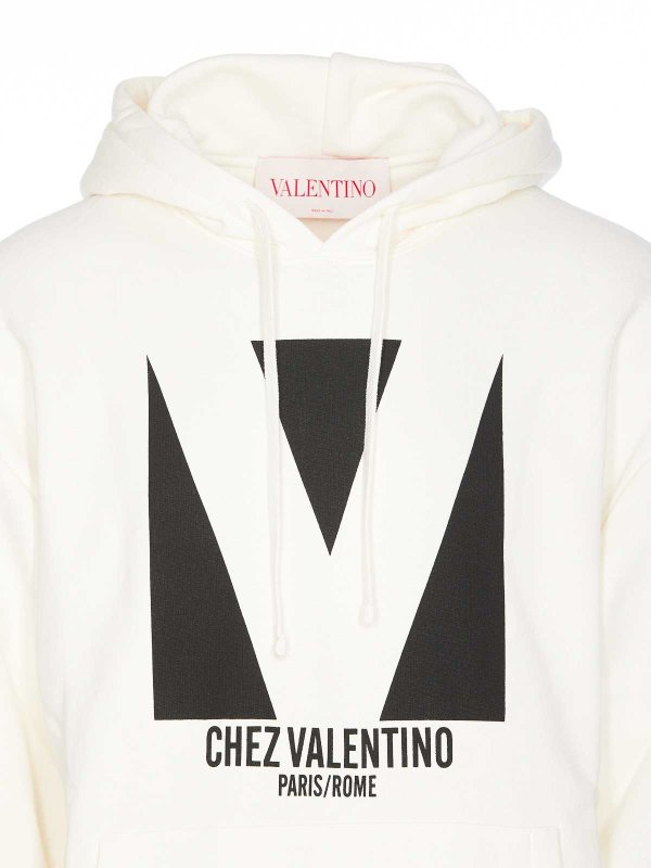 Sweatshirt - Weiß shop online: VALENTINO GARAVANI