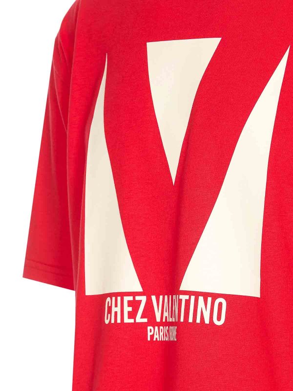The Best Shops VALENTINO GARAVANI: T-shirts - T-Shirt - Rouge