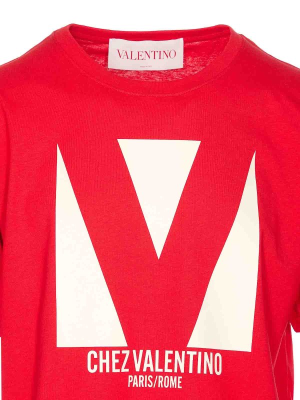 T-Shirt - Rouge shop online: VALENTINO GARAVANI