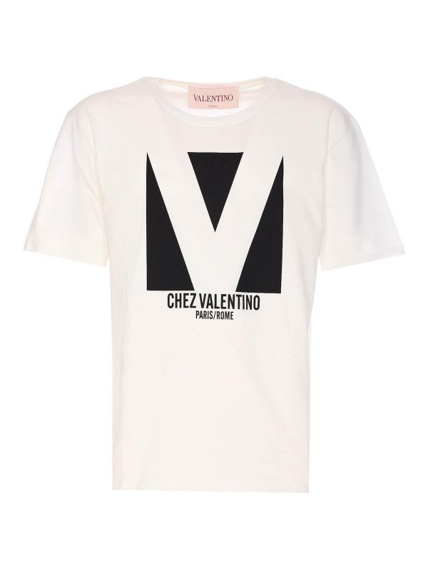 VALENTINO GARAVANI: t-shirt - T-shirt White Chez Valentino