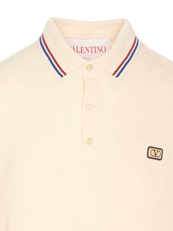 ポロシャツ - 白 shop online: VALENTINO GARAVANI
