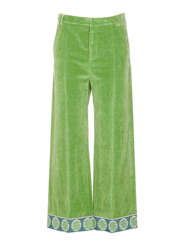 VALENTINO GARAVANI: Trousers Shorts - Velvet Pants