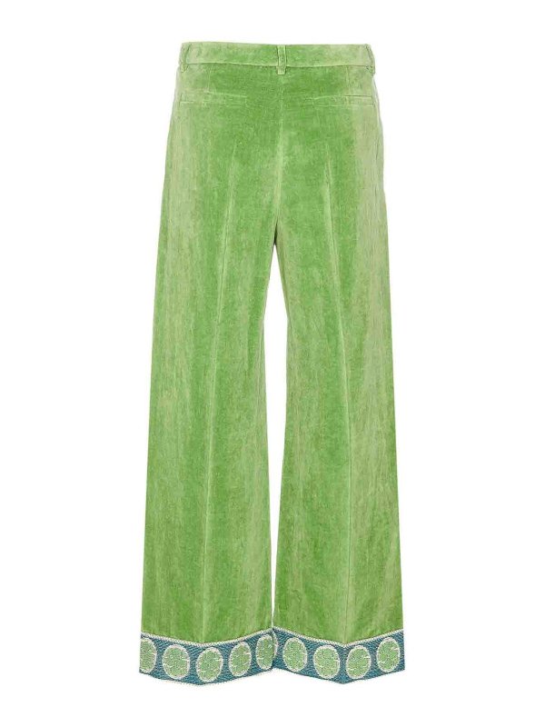 VALENTINO GARAVANI: Trousers Shorts online - Velvet Pants
