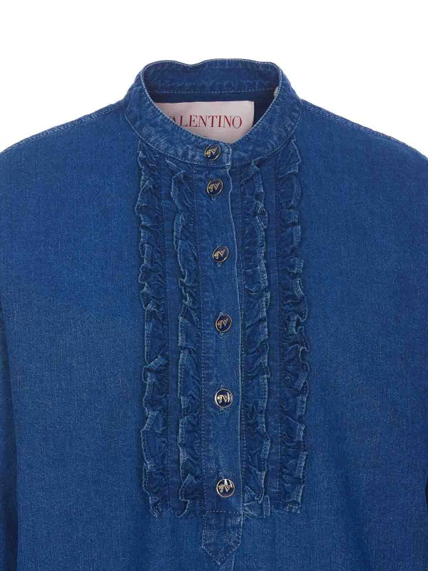 Camisa - Azul shop online: VALENTINO GARAVANI