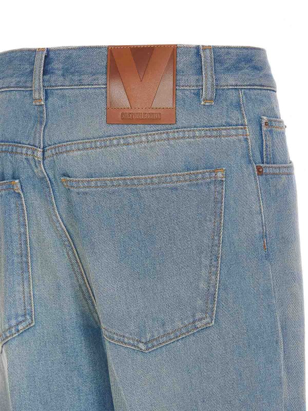 The Best Shops VALENTINO GARAVANI: ストレートジーンズ - ストレートジーンズ - ブルー