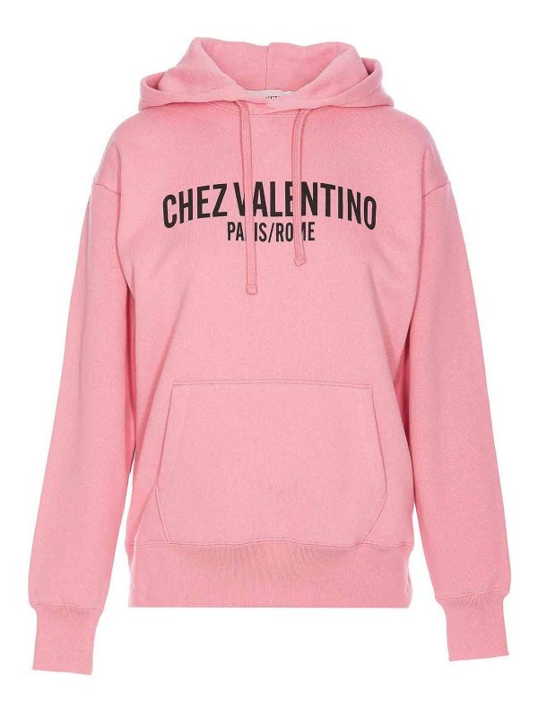 VALENTINO GARAVANI: Sweatshirts & Sweaters - Chez Valentino Print Hoodie