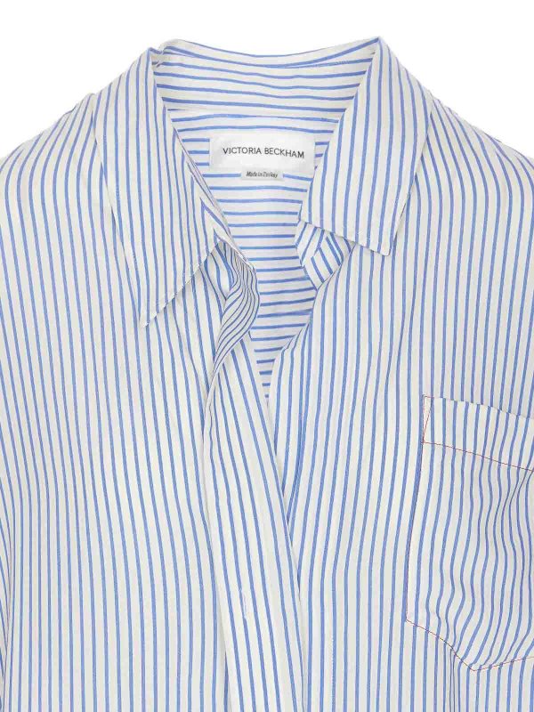 Camicetta bianca e blu shop online: VICTORIA BECKHAM