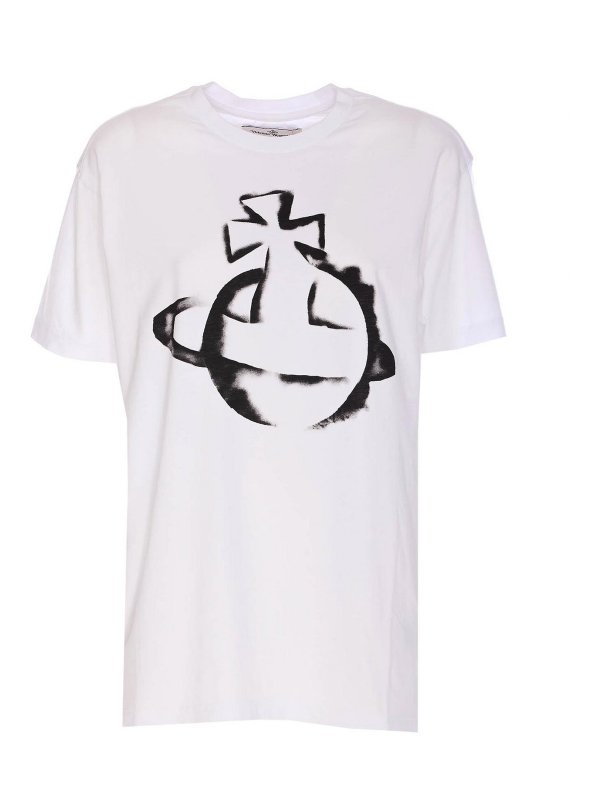 VIVIENNE WESTWOOD: T-shirts - T-Shirt - Weiß