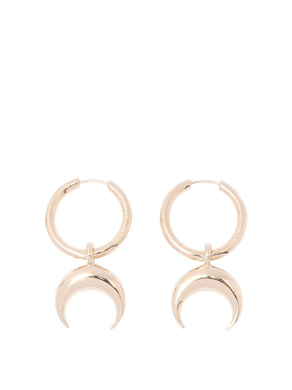 MARINE SERRE: イヤリング - イヤリング - ダークブルー