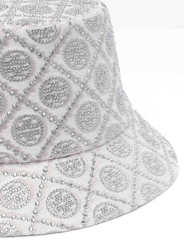 TORY BURCH: hats & caps online - Decorated Wide-Brimmed Hat