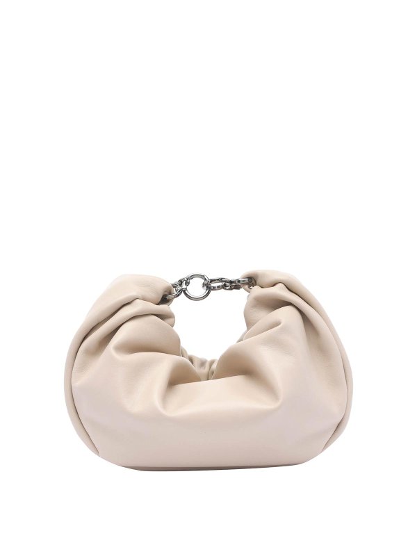The Best Shops BRUNELLO CUCINELLI: cross body bags - Brioche Hobo Soft Bag With Precious Chain