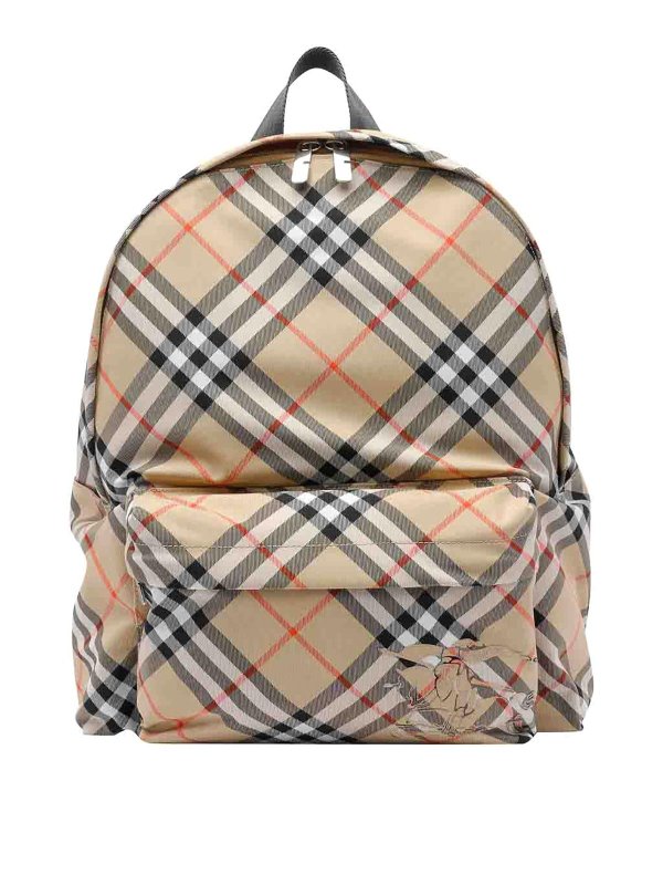 BURBERRY: バックパック - バックパック - ブラウン
