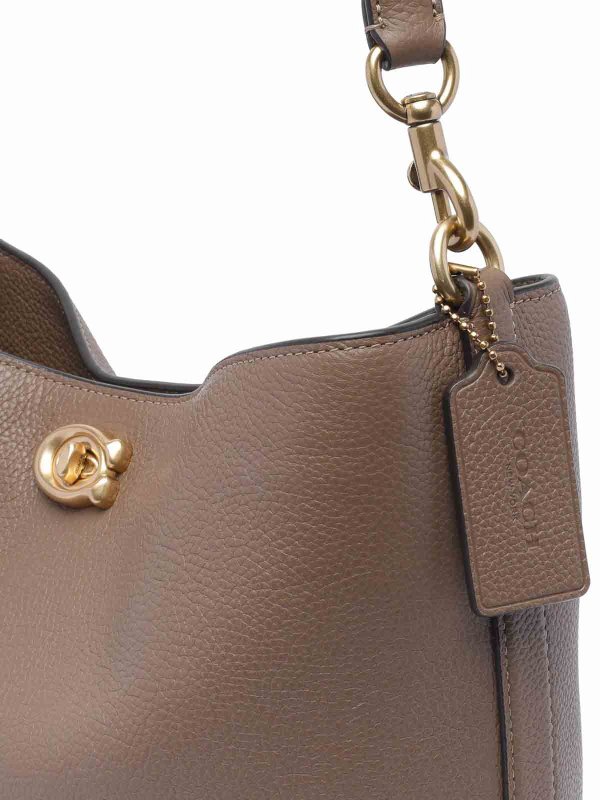 Borsa del secchio di salice shop online: COACH