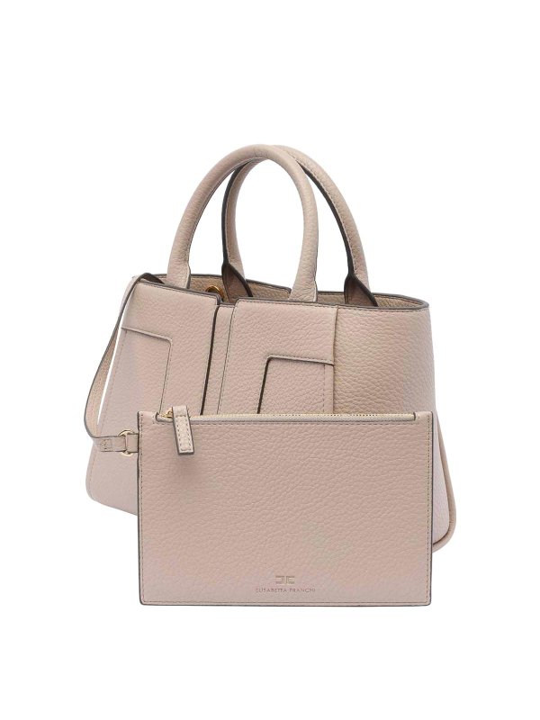 トートバッグ - グレー shop online: ELISABETTA FRANCHI