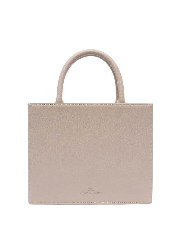 The Best Shops ELISABETTA FRANCHI: Handtaschen - Shopper - Beige