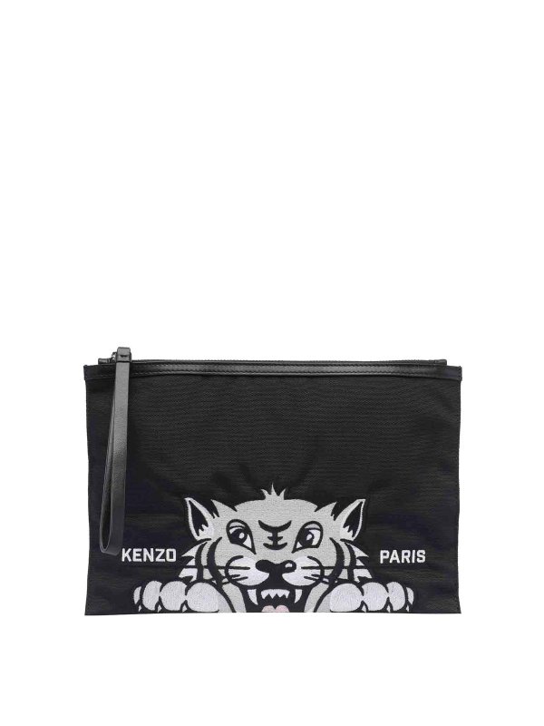 KENZO: Clutch - Pochette - Kenzo Varsity
