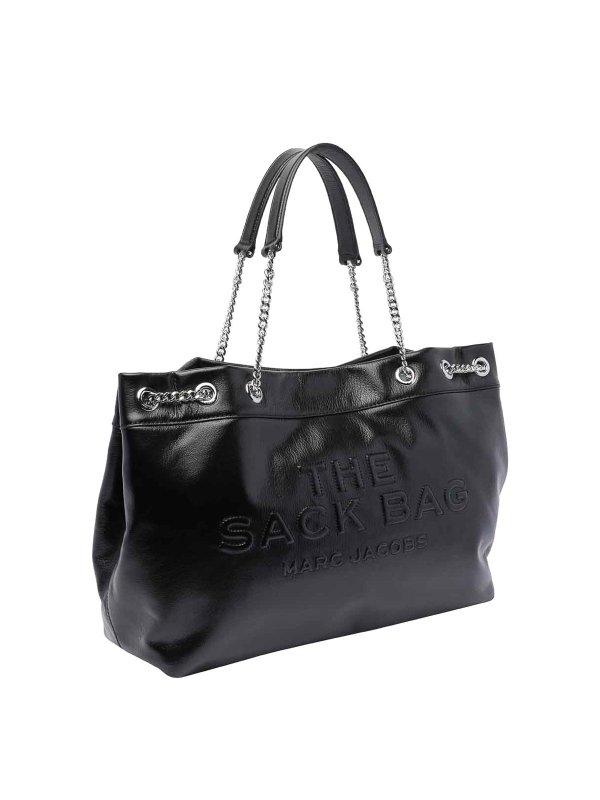 MARC JACOBS: cross body bags online - Black The Chain Sack Bag