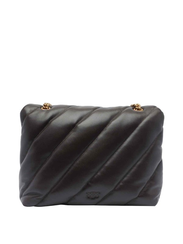 The Best Shops Pinko: クロスボディバッグ - ショルダーバッグ - ブラウン