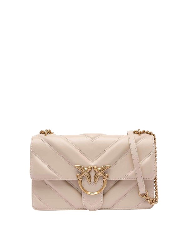 Pinko: クロスボディバッグ - クロスボディバッグ - ベージュ