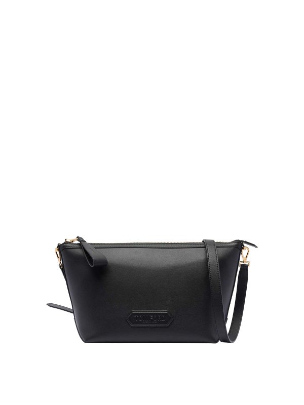 TOM FORD: pochette - Cascia nera con chiusura a zip