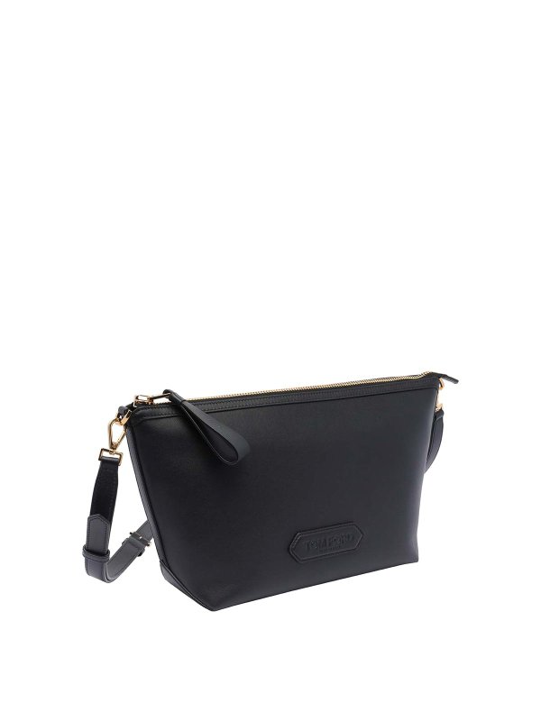 TOM FORD: pochette online - Cascia nera con chiusura a zip