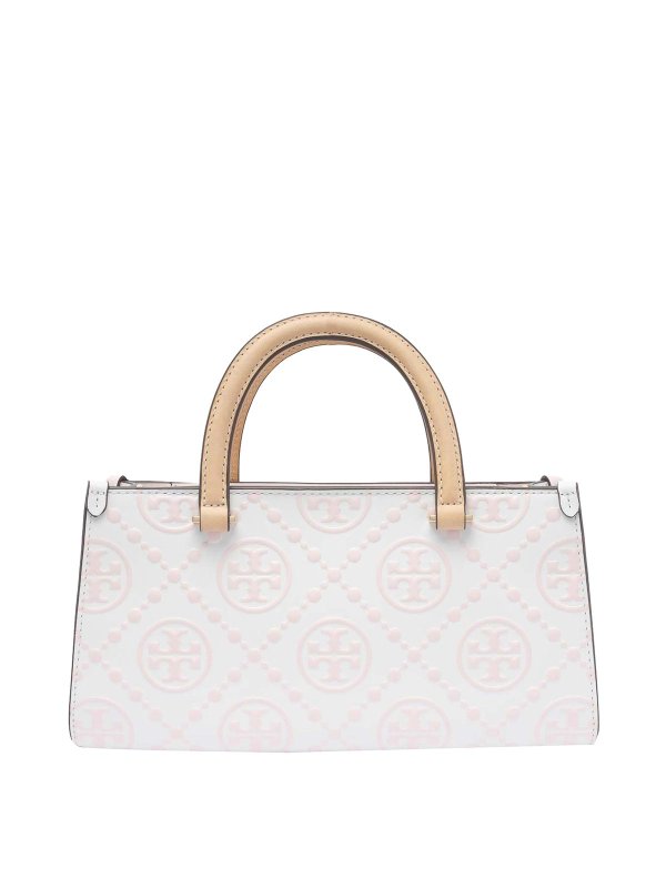 The Best Shops TORY BURCH: totes bags - Small T Monogram Contrast Tote Bag