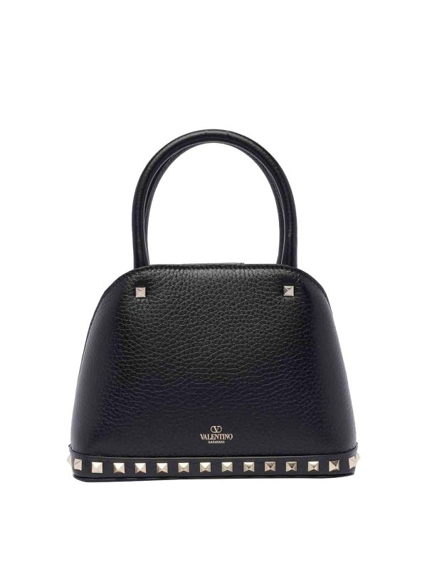 The Best Shops VALENTINO GARAVANI: cross body bags - Small Rockstud Handle Bag