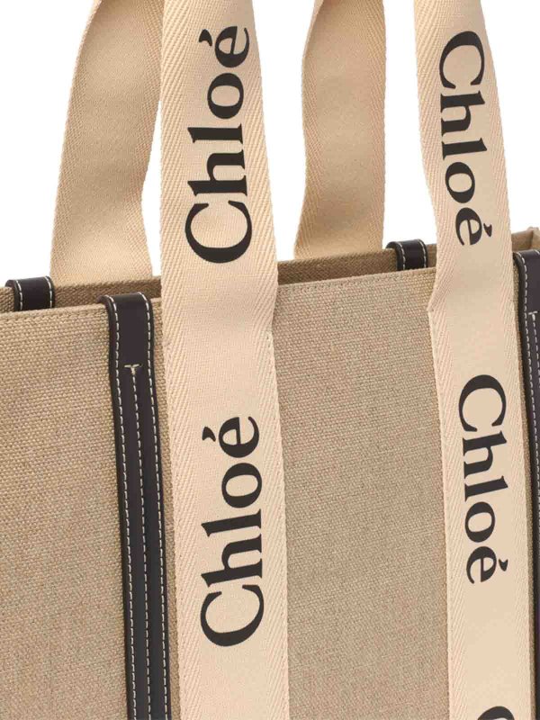 トートバッグ - ベージュ shop online: CHLOE