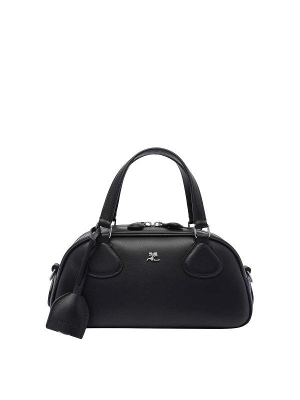 Courreges: Bowling - Bowling Tasche - Schwarz