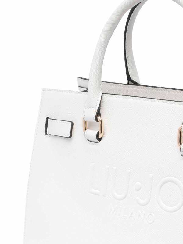 Tote bag bianca shop online: Liu Jo