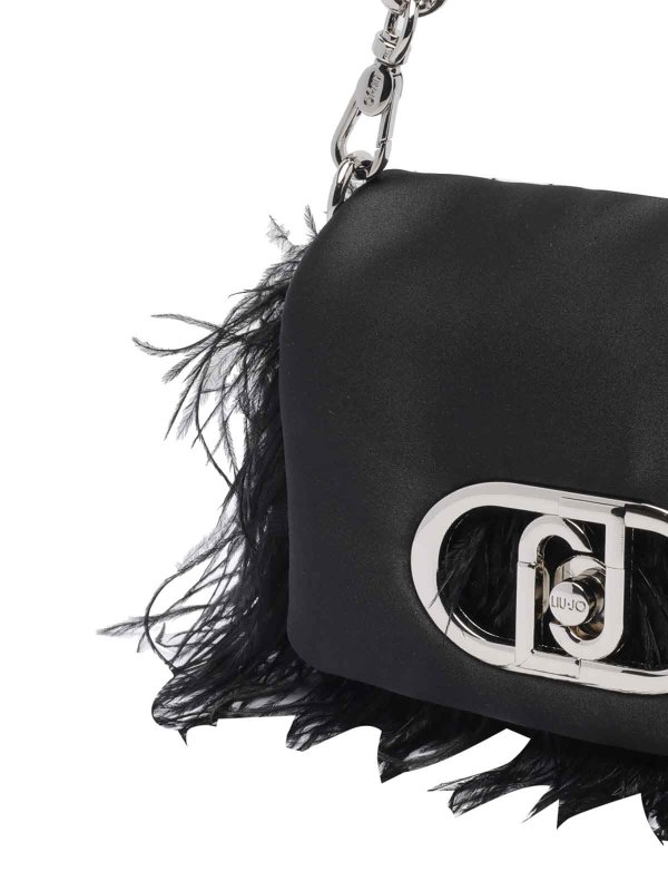 Borsa a tracolla nera shop online: Liu Jo