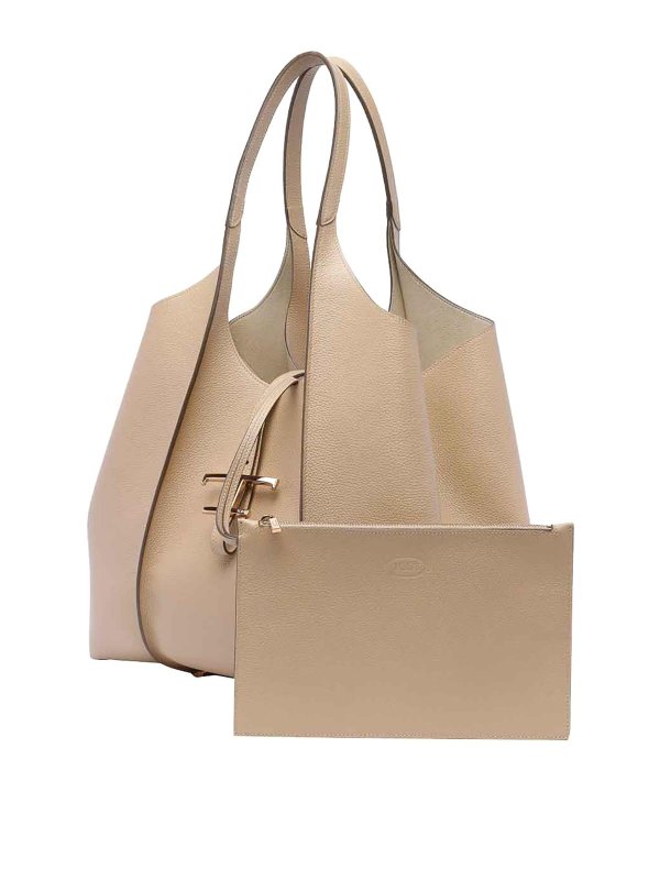 トートバッグ - ベージュ shop online: TOD