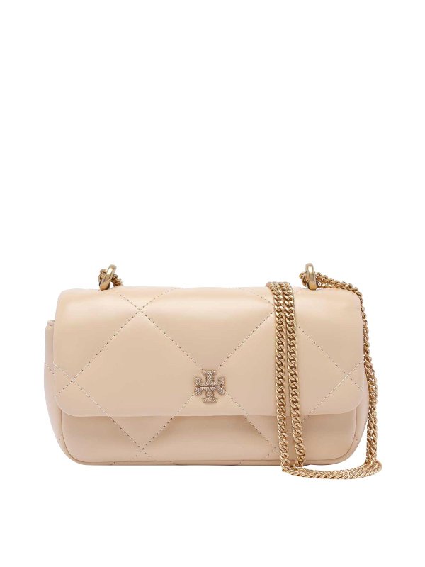 TORY BURCH: ショルダーバッグ - ショルダーバッグ - ベージュ