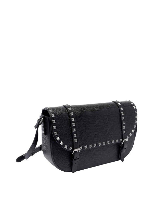 VALENTINO GARAVANI: laptop bags & briefcases online - Large Rockstud Messenger Bag