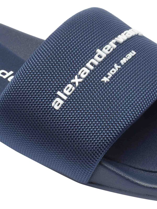 Blue Slide Sandals shop online: ALEXANDER WANG