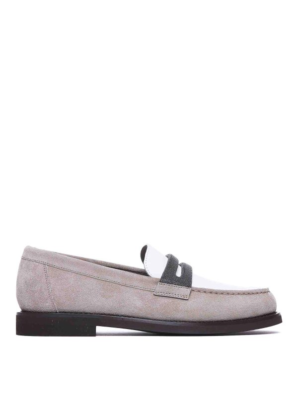 BRUNELLO CUCINELLI: Mocasines y Zapatillas - Mocasines - Multicolor