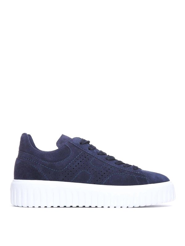 HOGAN: Chaussures de sport - Baskets - Bleu