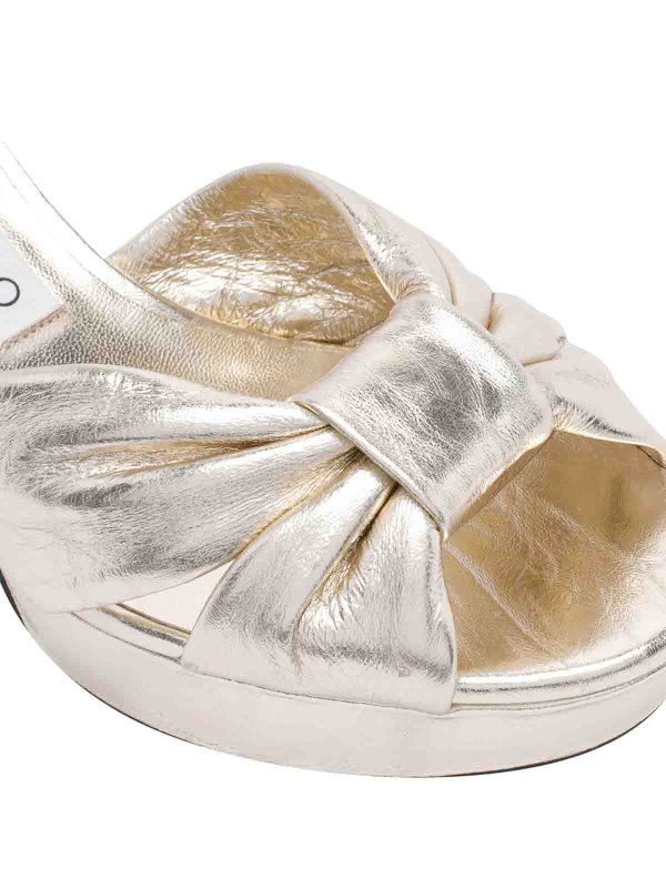 サンダル - 金 shop online: JIMMY CHOO