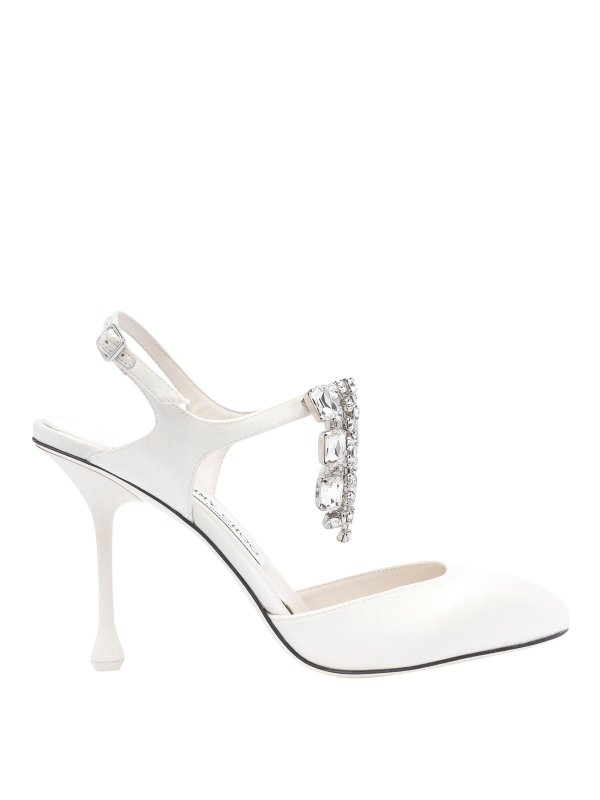 JIMMY CHOO: Sandalen - Sandalen - Weiß