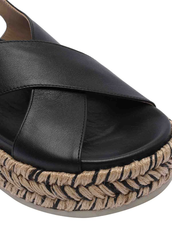 Black Francia Wedges shop online: Paloma Barcelò