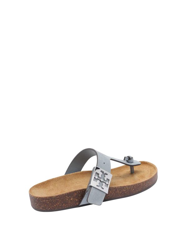 The Best Shops TORY BURCH: sandals - Blue Mellow Thong Sandals