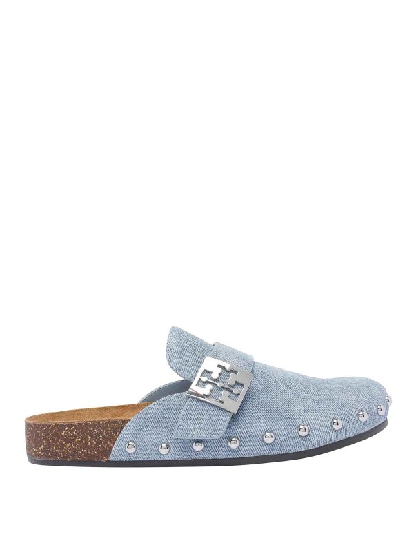 TORY BURCH: ミュール - ミュール - ブルー