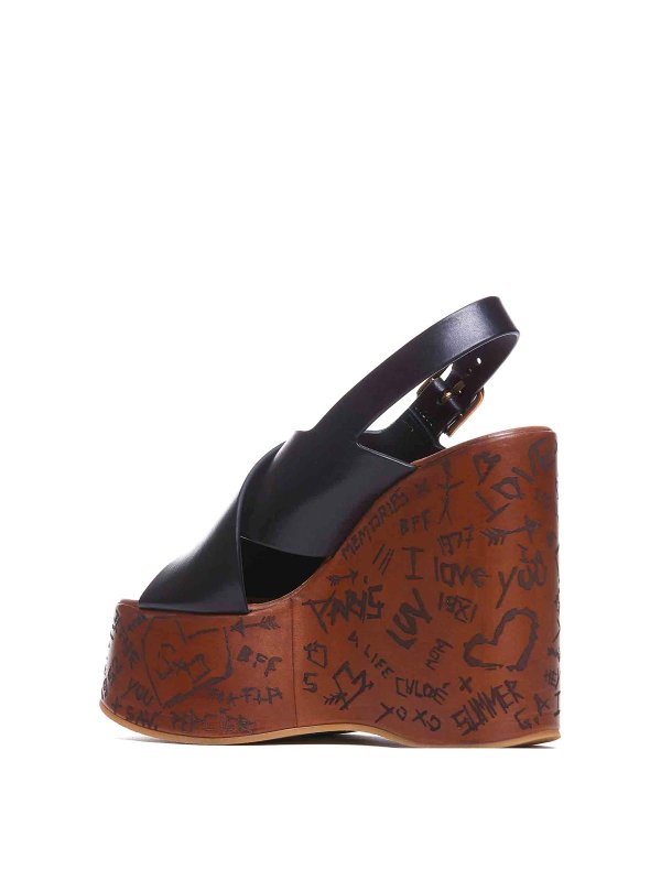 サンダル - 黒 shop online: CHLOE