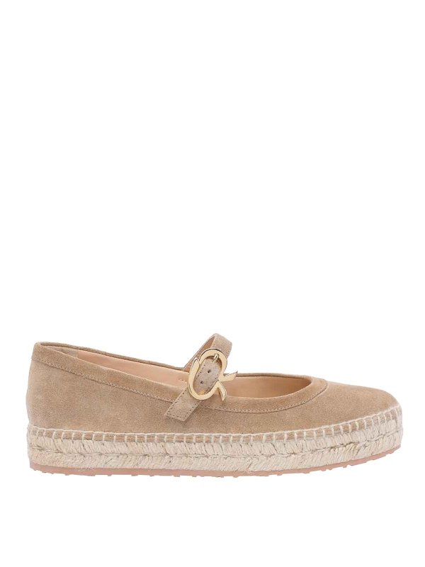 Gianvito Rossi: Espadrillas - Espadrilles - Braun