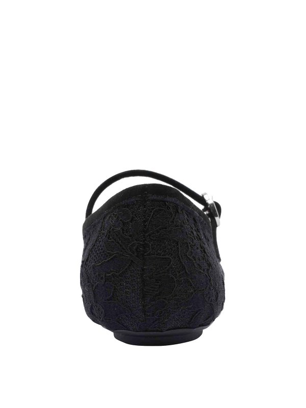 フラットシューズ - 黒 shop online: Gianvito Rossi