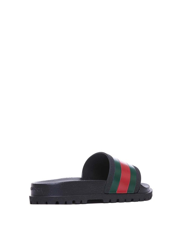GUCCI: sandals online - Web Slide Sandals