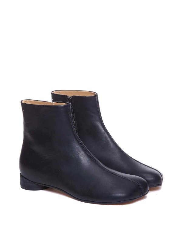 アンクルブーツ - 黒 shop online: MM6 MAISON MARGIELA